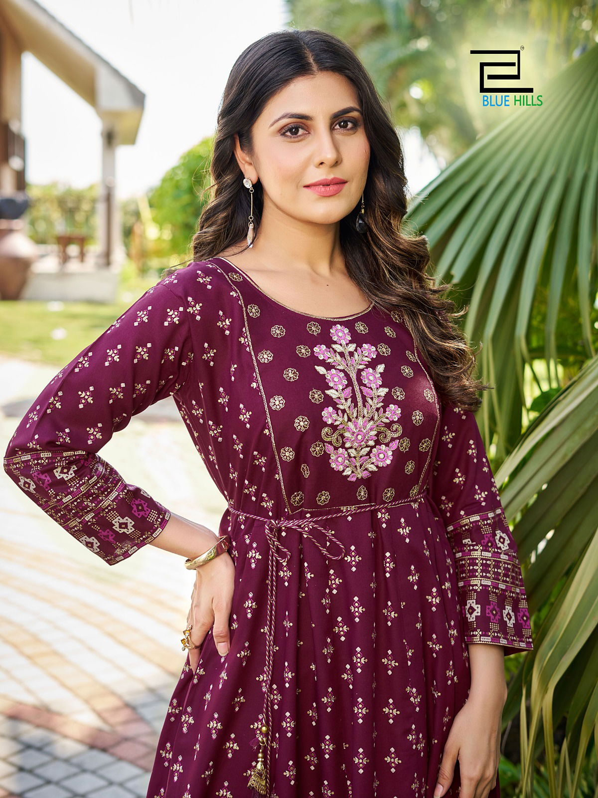 Blue Hills Sandwich Vol 5 Printed Anarkali Kurtis Catalog